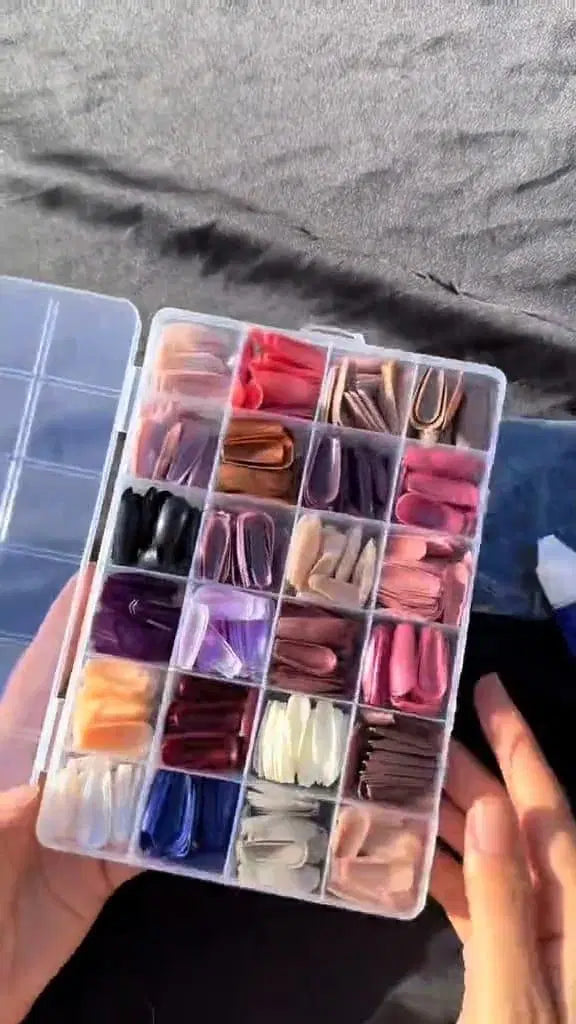 288 Pcs Quick-Drying Fake Nails for Endless Creativity and Customization